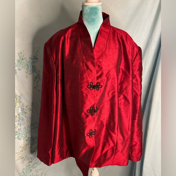 Morgan Miller Tops - Morgan Miller: vintage red lightweight top/ sweater